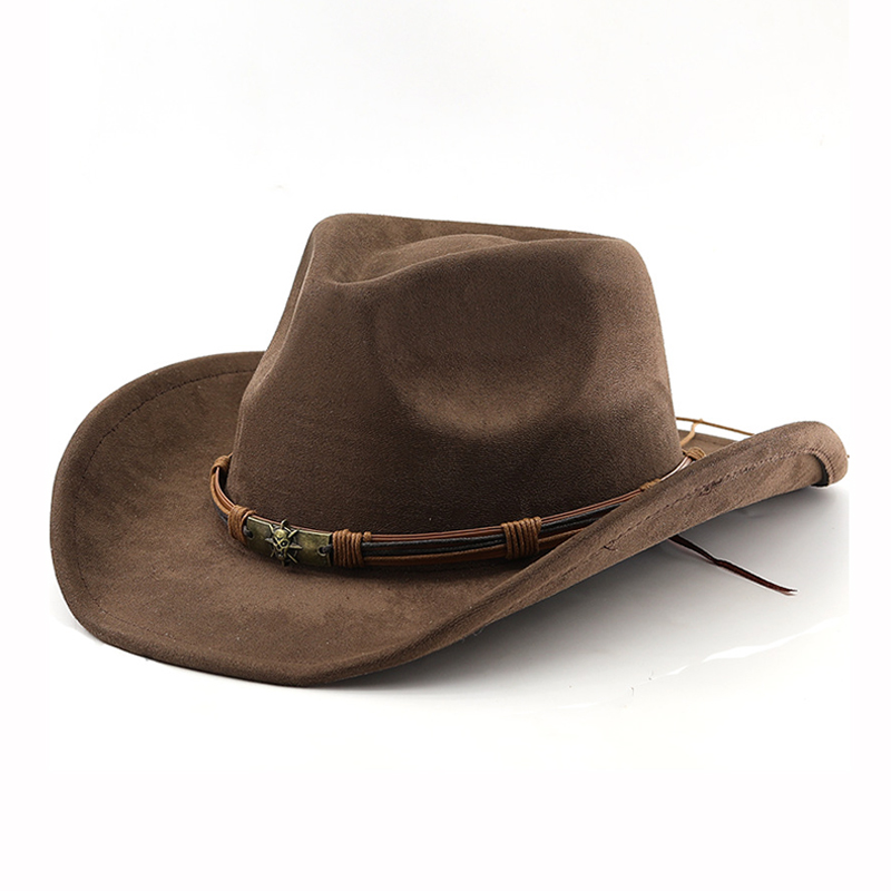 Cowboy Hat Straw - Suede Western Cowboy Hat For Men