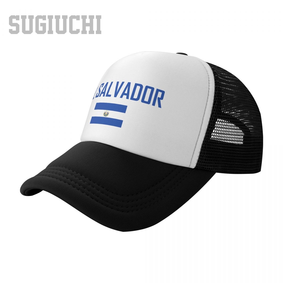 Mesh Cap Hat EL SALVADOR Flag  - Trucker Cap Mesh review and price
