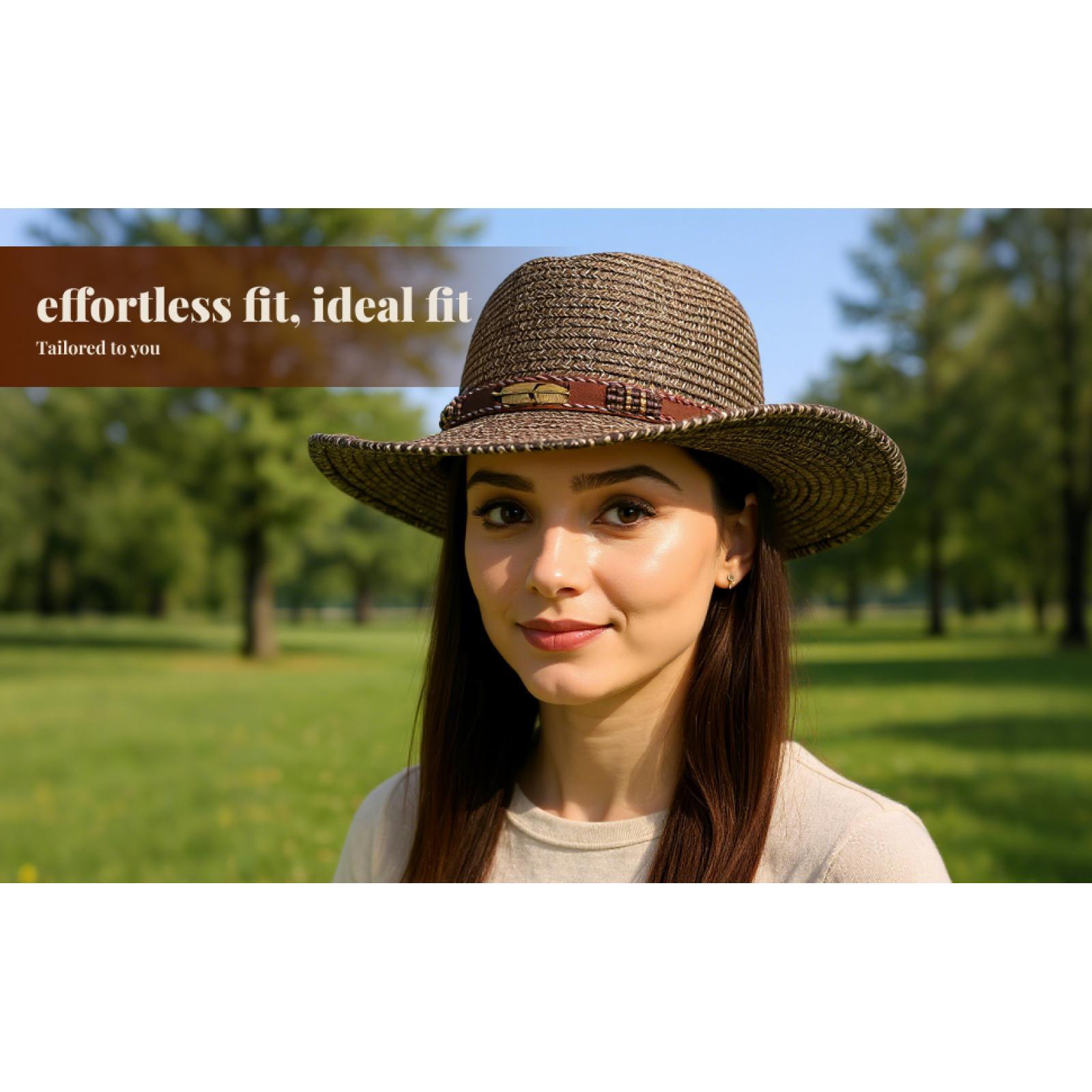 Unisex Mens Womens Sun Hat Wid - Cowboy Hat Straw review and price