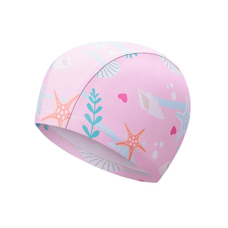 Kids Cartoon Swim Cap Elastic  - Swim Hat Silicone review and price