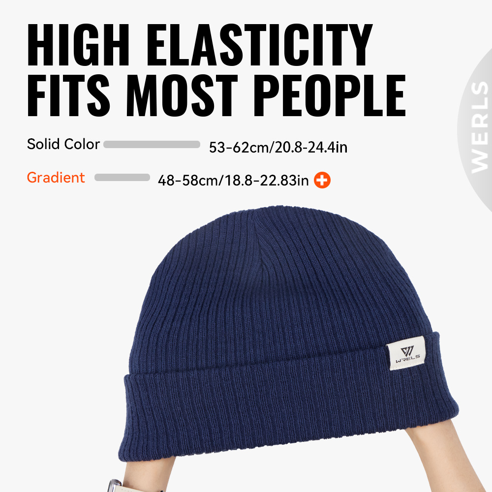 WRELS Winter Beanie Hat Knit C - Beanie Cuffed Knit review and price